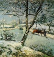 Pissarro, Camille - Winter at Montfoucault